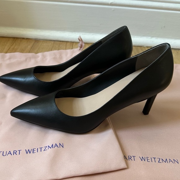 Stuart Weitzman Classic Black Pumps - Picture 3 of 9